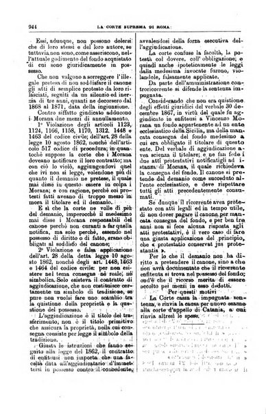 La Corte suprema di Roma raccolta periodica delle sentenze della Corte di cassazione di Roma