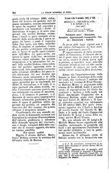 La Corte suprema di Roma raccolta periodica delle sentenze della Corte di cassazione di Roma