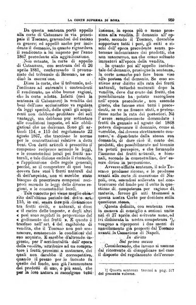 La Corte suprema di Roma raccolta periodica delle sentenze della Corte di cassazione di Roma