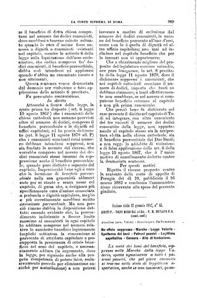 La Corte suprema di Roma raccolta periodica delle sentenze della Corte di cassazione di Roma