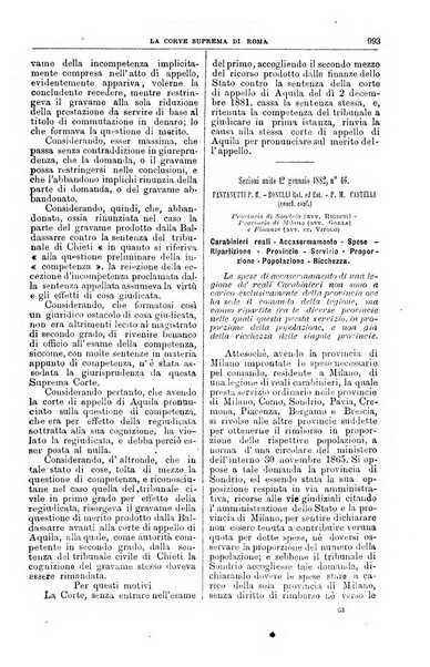 La Corte suprema di Roma raccolta periodica delle sentenze della Corte di cassazione di Roma