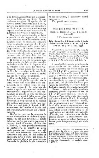 La Corte suprema di Roma raccolta periodica delle sentenze della Corte di cassazione di Roma