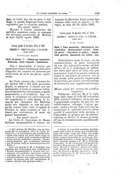 La Corte suprema di Roma raccolta periodica delle sentenze della Corte di cassazione di Roma