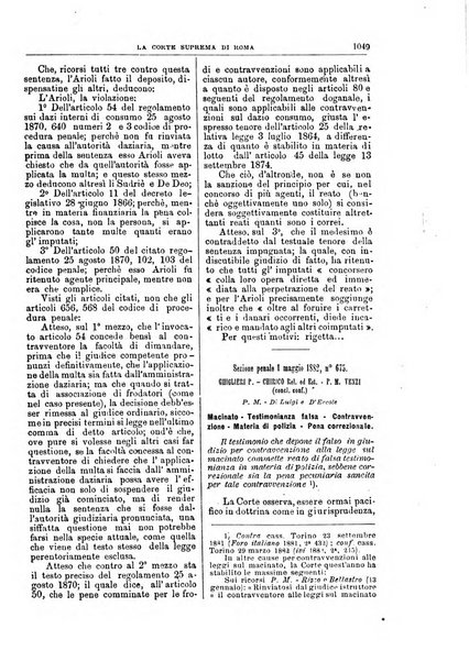 La Corte suprema di Roma raccolta periodica delle sentenze della Corte di cassazione di Roma