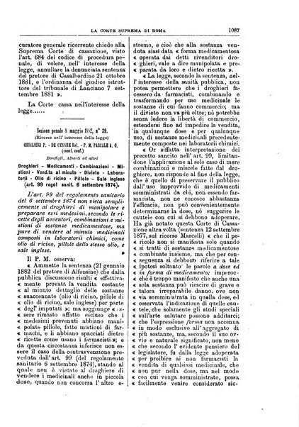 La Corte suprema di Roma raccolta periodica delle sentenze della Corte di cassazione di Roma