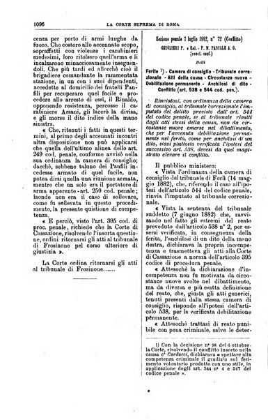 La Corte suprema di Roma raccolta periodica delle sentenze della Corte di cassazione di Roma