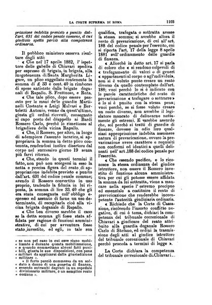 La Corte suprema di Roma raccolta periodica delle sentenze della Corte di cassazione di Roma