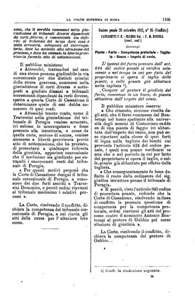 La Corte suprema di Roma raccolta periodica delle sentenze della Corte di cassazione di Roma