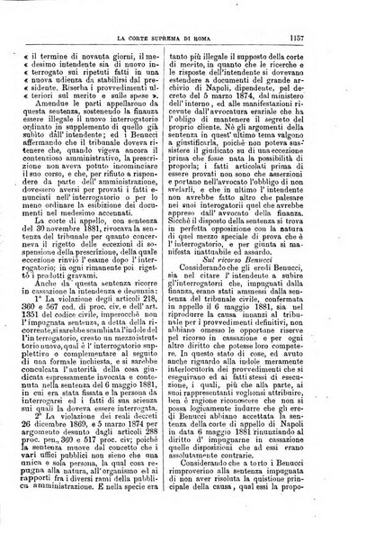 La Corte suprema di Roma raccolta periodica delle sentenze della Corte di cassazione di Roma