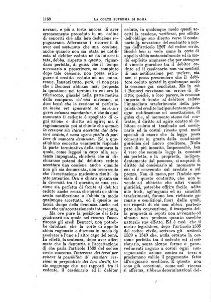 La Corte suprema di Roma raccolta periodica delle sentenze della Corte di cassazione di Roma