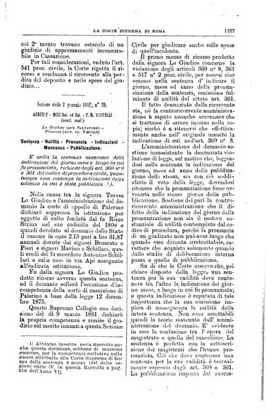 La Corte suprema di Roma raccolta periodica delle sentenze della Corte di cassazione di Roma