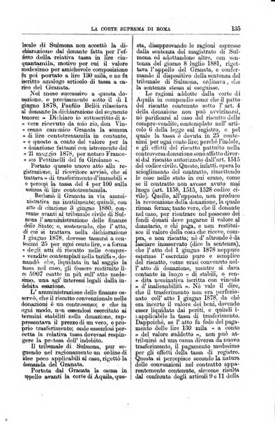 La Corte suprema di Roma raccolta periodica delle sentenze della Corte di cassazione di Roma