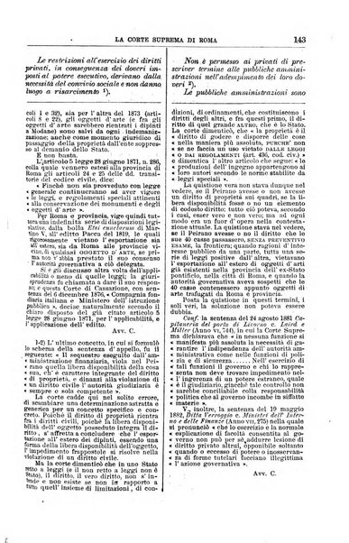 La Corte suprema di Roma raccolta periodica delle sentenze della Corte di cassazione di Roma