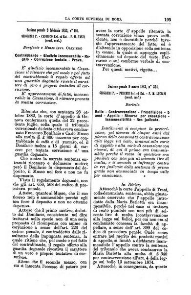 La Corte suprema di Roma raccolta periodica delle sentenze della Corte di cassazione di Roma