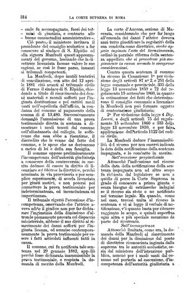 La Corte suprema di Roma raccolta periodica delle sentenze della Corte di cassazione di Roma