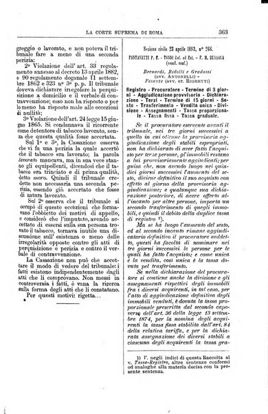 La Corte suprema di Roma raccolta periodica delle sentenze della Corte di cassazione di Roma