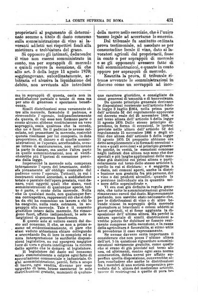 La Corte suprema di Roma raccolta periodica delle sentenze della Corte di cassazione di Roma