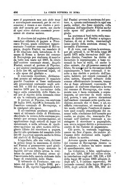 La Corte suprema di Roma raccolta periodica delle sentenze della Corte di cassazione di Roma