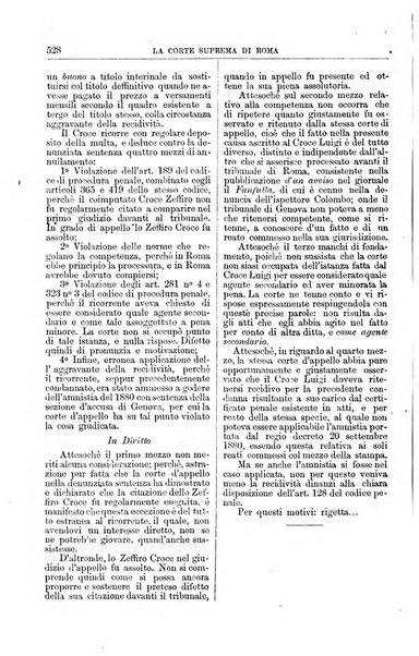 La Corte suprema di Roma raccolta periodica delle sentenze della Corte di cassazione di Roma