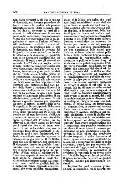 La Corte suprema di Roma raccolta periodica delle sentenze della Corte di cassazione di Roma