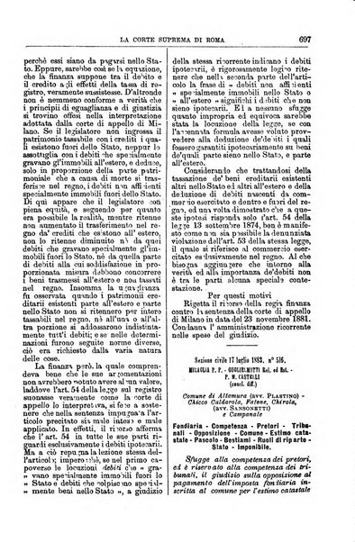 La Corte suprema di Roma raccolta periodica delle sentenze della Corte di cassazione di Roma