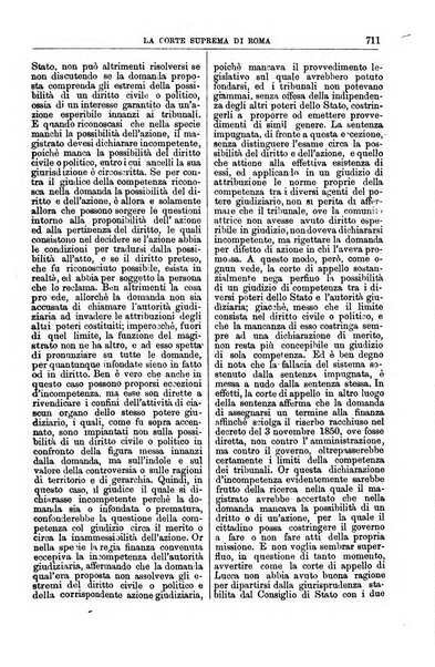 La Corte suprema di Roma raccolta periodica delle sentenze della Corte di cassazione di Roma