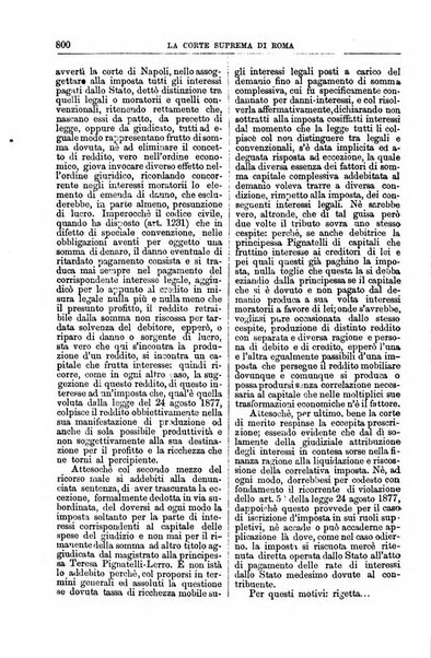 La Corte suprema di Roma raccolta periodica delle sentenze della Corte di cassazione di Roma