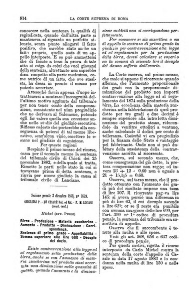 La Corte suprema di Roma raccolta periodica delle sentenze della Corte di cassazione di Roma