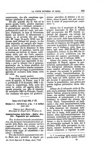 La Corte suprema di Roma raccolta periodica delle sentenze della Corte di cassazione di Roma