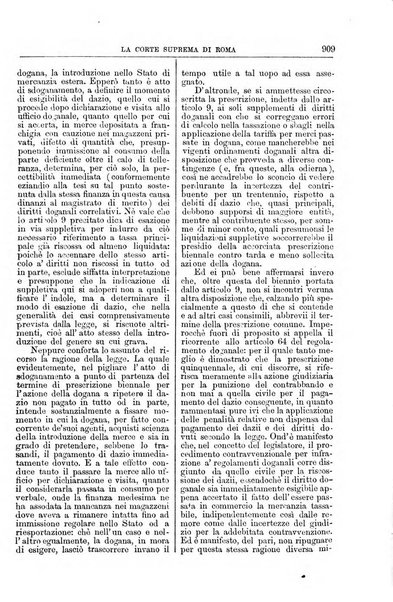 La Corte suprema di Roma raccolta periodica delle sentenze della Corte di cassazione di Roma