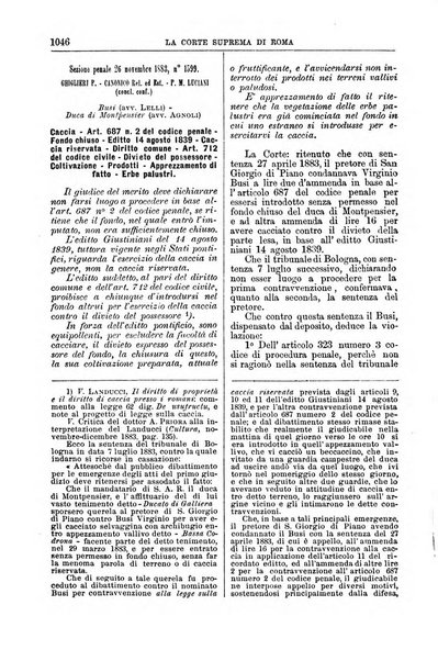 La Corte suprema di Roma raccolta periodica delle sentenze della Corte di cassazione di Roma