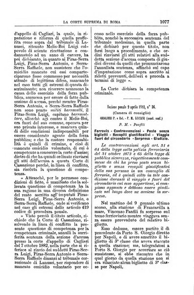 La Corte suprema di Roma raccolta periodica delle sentenze della Corte di cassazione di Roma