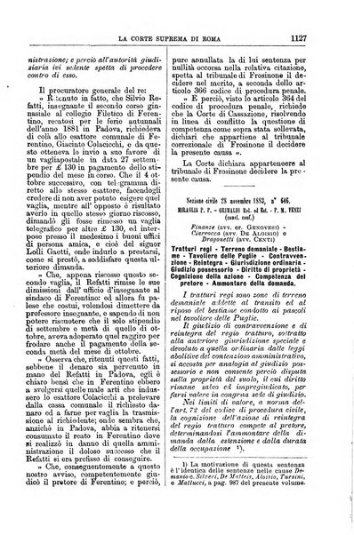 La Corte suprema di Roma raccolta periodica delle sentenze della Corte di cassazione di Roma