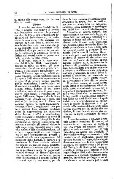 La Corte suprema di Roma raccolta periodica delle sentenze della Corte di cassazione di Roma