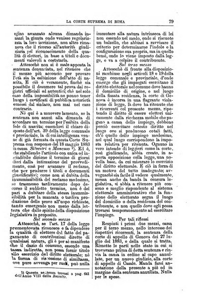 La Corte suprema di Roma raccolta periodica delle sentenze della Corte di cassazione di Roma