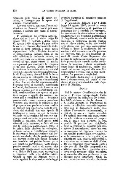 La Corte suprema di Roma raccolta periodica delle sentenze della Corte di cassazione di Roma