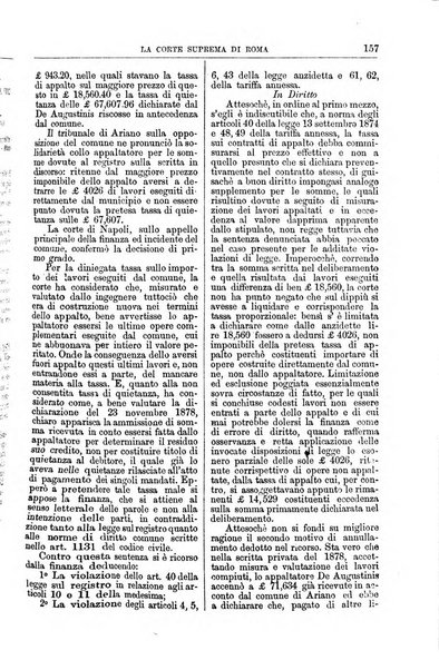 La Corte suprema di Roma raccolta periodica delle sentenze della Corte di cassazione di Roma