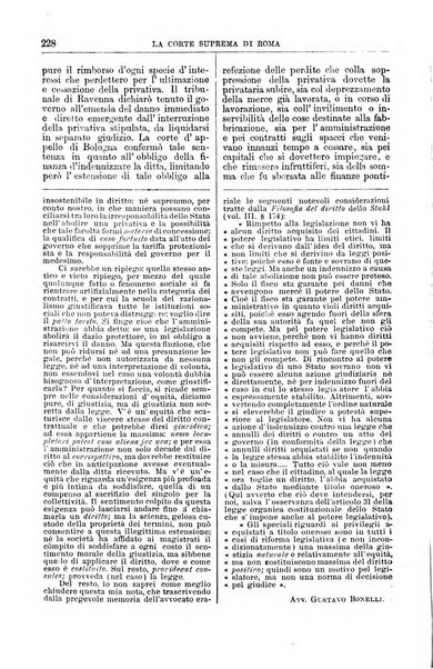 La Corte suprema di Roma raccolta periodica delle sentenze della Corte di cassazione di Roma