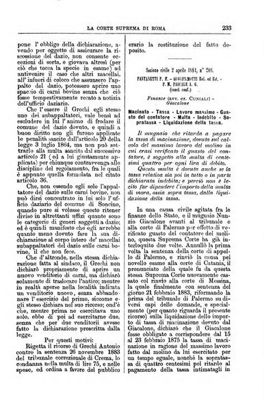 La Corte suprema di Roma raccolta periodica delle sentenze della Corte di cassazione di Roma