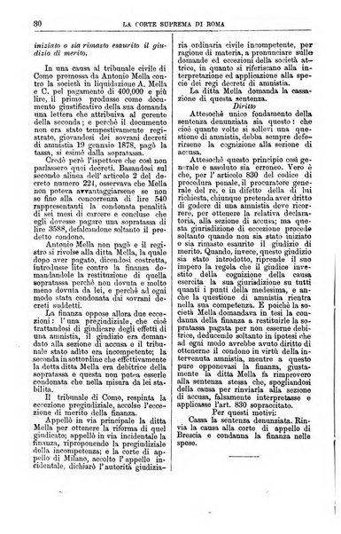 La Corte suprema di Roma raccolta periodica delle sentenze della Corte di cassazione di Roma