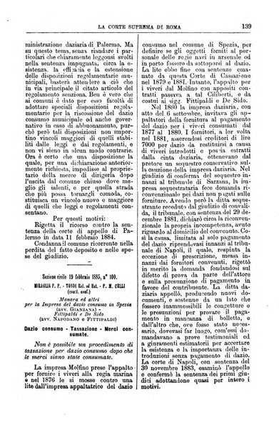 La Corte suprema di Roma raccolta periodica delle sentenze della Corte di cassazione di Roma