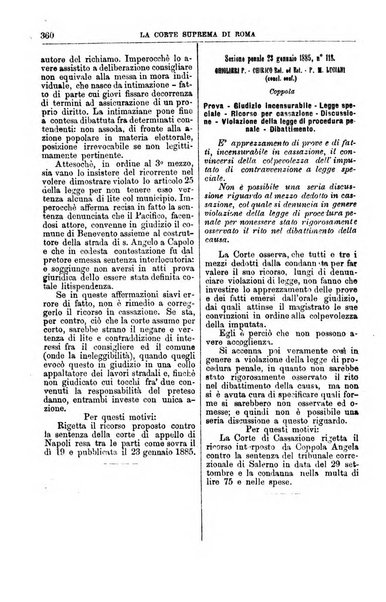 La Corte suprema di Roma raccolta periodica delle sentenze della Corte di cassazione di Roma