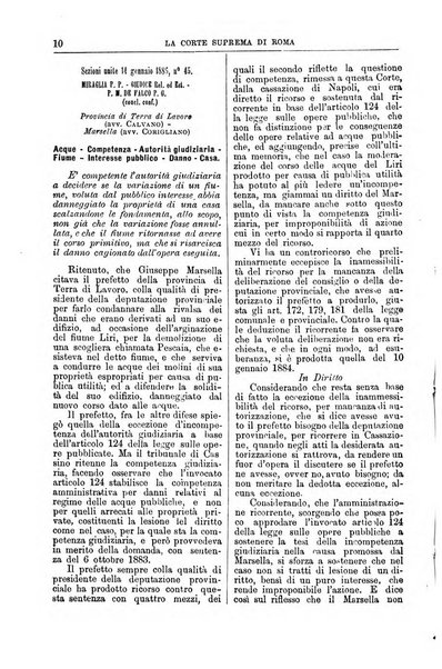 La Corte suprema di Roma raccolta periodica delle sentenze della Corte di cassazione di Roma