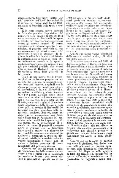 La Corte suprema di Roma raccolta periodica delle sentenze della Corte di cassazione di Roma