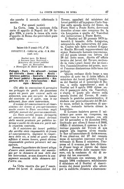 La Corte suprema di Roma raccolta periodica delle sentenze della Corte di cassazione di Roma