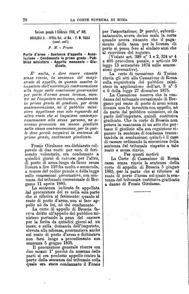 La Corte suprema di Roma raccolta periodica delle sentenze della Corte di cassazione di Roma