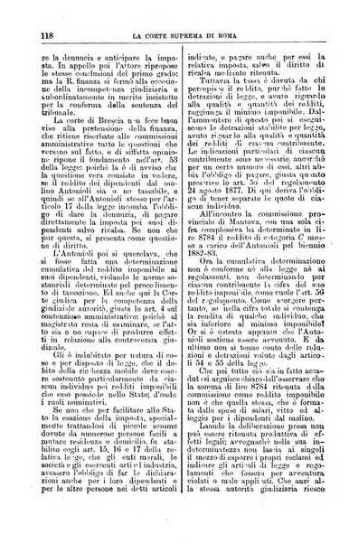 La Corte suprema di Roma raccolta periodica delle sentenze della Corte di cassazione di Roma