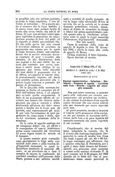 La Corte suprema di Roma raccolta periodica delle sentenze della Corte di cassazione di Roma