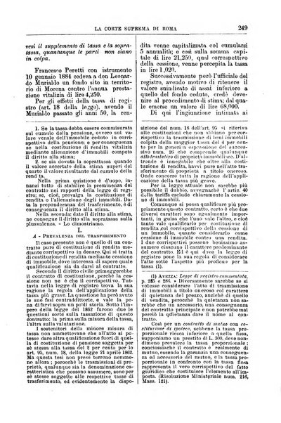 La Corte suprema di Roma raccolta periodica delle sentenze della Corte di cassazione di Roma