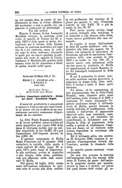 La Corte suprema di Roma raccolta periodica delle sentenze della Corte di cassazione di Roma